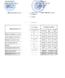 Меню 3 неделя 1 день